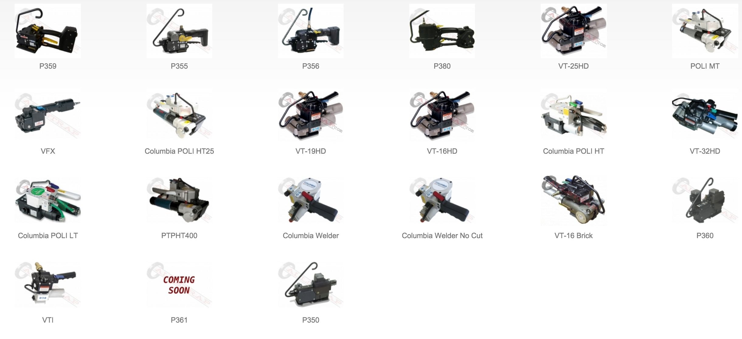 pneumatic tools for plastic polyester strapping